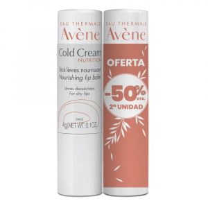 COLD CREAM stick de labios nutritivo 2 x 4 gr