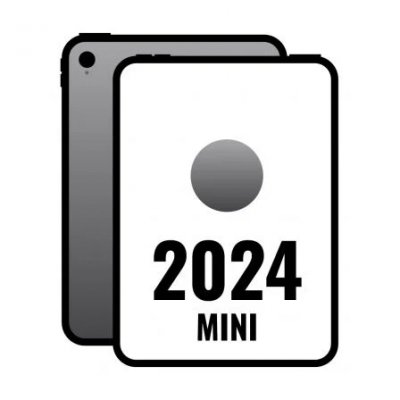 iPad Mini 8.3 2024 7th WiFi Cell/ A17 Pro/ 256GB/ 5G/ Gris Espacial - MXPT3TY/A