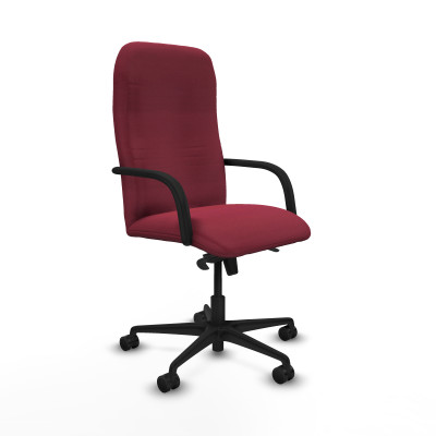 Letur basculante bali granate brazos poliuretano base nailon ruedas 65 mm nailon