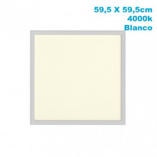 Panel Led 48w 4000k Lino Blanco 4800lm 1x59,5x59,5 Cm Corte 59x59 Cm