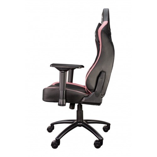 Talius silla Vulture gaming negra/rosa butterfly, base nylon, ruedas nylon, 4D