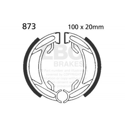 Zapatas de freno estándar EBC 873