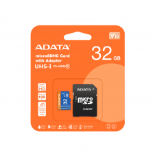 MEMORIA FLASH ADATA PREMIER, 32GB MICROSDHC UHS-I CLASE 10, CON ADAPTADOR AUSDH32GUICL10A1-RA1