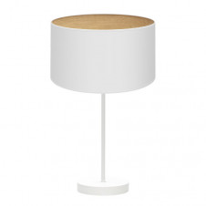 Sobremesa Alto Tania 1xe27 Blanco/blanco-madera Clara 62x30x30 Cm