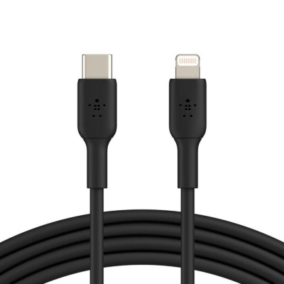 Cable lightning a usb tipo c belkin 1m - macho - macho - negro