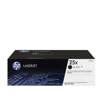 Cartucho de tóner original LaserJet 25X de alta capacidad negro