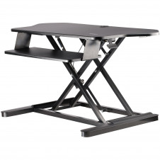 StarTech.com Convertidor Escritorio de Pie y Sentado de Esquina - con Bandeja para Teclado - con Superficie de 89cm x 53cm - Escritorio Ergonómico de