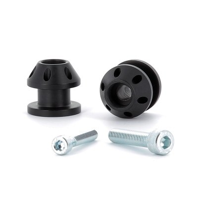 V-PARTS M6x1 Bobbins Aluminum Black RSK-3-BK