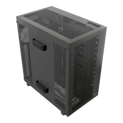 Unykach AI PRO 1500 Caja Workstation Dual CPU E-ATX, SSI-CEB, SSI-EEB, ATX, Micro-ATX, ITX - Tamaños de Disco Soportados 3.5, 2.5 - USB-A 3.0, USB-C, Audio - Soporta Refrigeracion Liquida - Color Ne