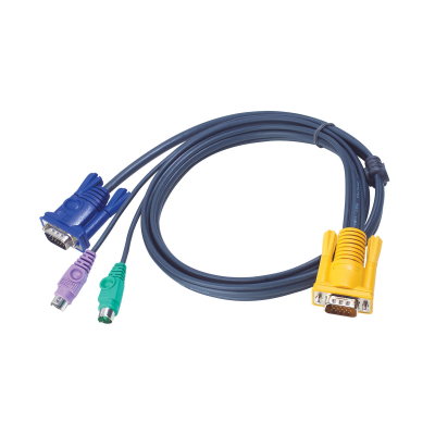 Cable KVM PS/2 con SPHD 3 en 1 de 1,8 m