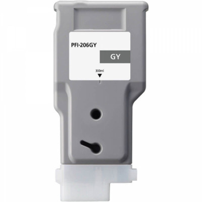 Canon PFI206 Gris Cartucho de Tinta Pigmentada Generico - Reemplaza PFI206GY/5312B001