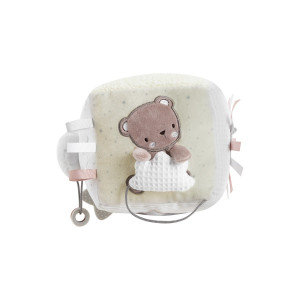 Cubo de peluche Dream Big Beige