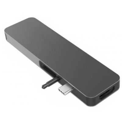 Hub hyper drive solo usb tipo c 7 en 1 gris