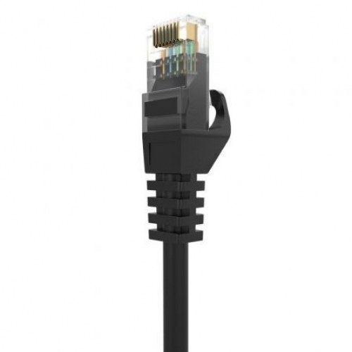 Cable de red latiguillo RJ45 LSZH Cat.6A 500 Mhz UTP AWG24, gris, 5.0  metros, libre de halógenos,10 Gigabit/s - AISENS®