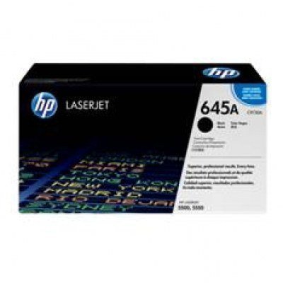 Toner hp c9730a 645a negro 13000 paginas 5500 - 5550