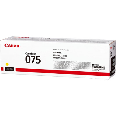 Canon 075 Amarillo Cartucho de Toner Original - 6362C002