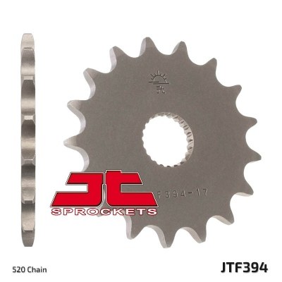 Piñón JT SPROCKETS acero estándar 394 - Paso 520 JTF394.13