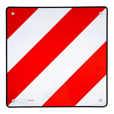 Señal carga sobresaliente reflectante 500 x 500 mm