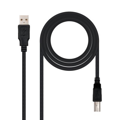 CABLE USB 2.0 IMPRESORA, TIPO A/M-B/M, NEGRO, 3.0 M