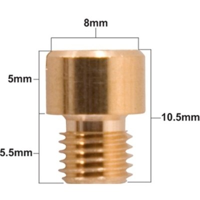 Chiclé de alta Prox 80 para Mikuni VM11/22 SERIES 47.VM11.080