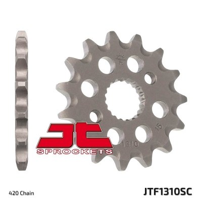 Piñón JT SPROCKETS acero autolimpiable 1310 - Paso 420 JTF1310.15SC