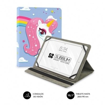 FUNDA TABLET SUBBLIM UNIVERSAL TRENDY CASE UNICORN 10.1