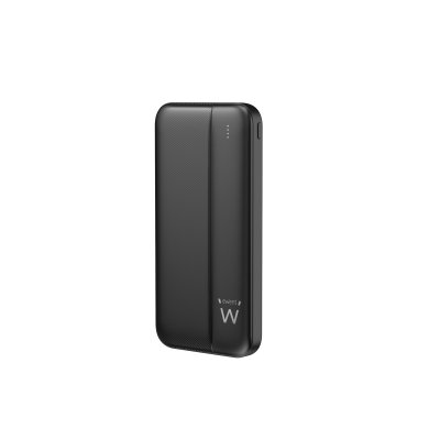Powerbank Ewent EW1161 - 10000 mAh | 22.5W PD y QC | Puertos USB-A y USB-C | Carga rápida y compacta | Color negro
