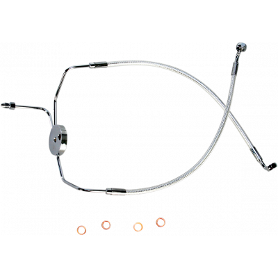 Designer Series DOT Front Lower Brake Line Kit MAGNUM 37005