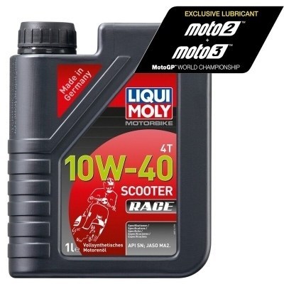 Bote 1L aceite 100% sintético Liqui Moly 10W-40 Scooter Race 20826