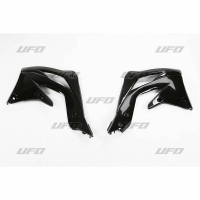 Paneles laterales radiador UFO negro Kawasaki KX450F KA04719#001