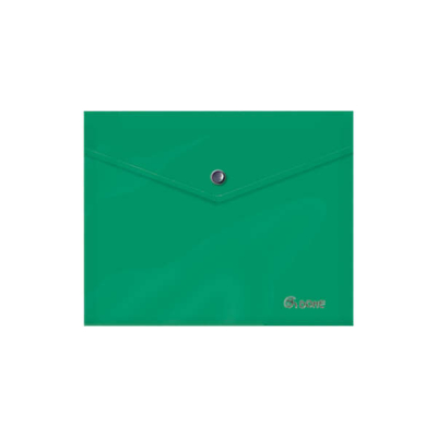 Dohe Sobre Portadocumentos A5 - Cierre de Broche - Polipropileno Opaco 150 Micras - Color Verde