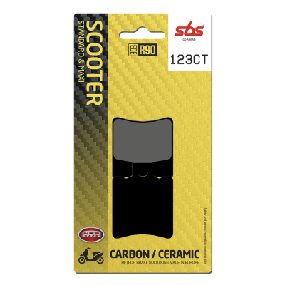 CT Scooter Carbon Tech Organic Brake Pads SBS 123CT