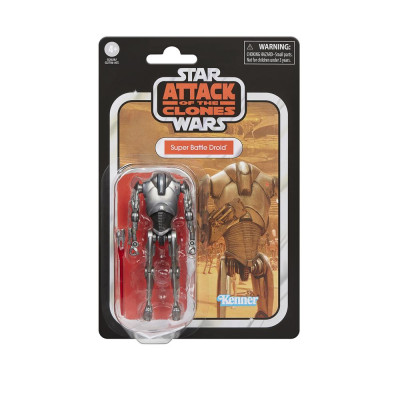 Figura hasbro star wars attack of the clones super battle droid