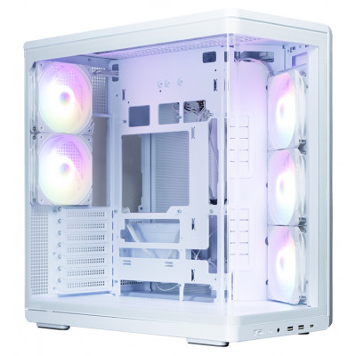 CAJA ZALMAN P60 WHITE ATX 3 XVENT 120MM ARGB 2XUSB 3.0 NEGRO S/N FUENTE