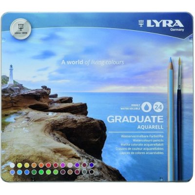 LAPIZ LYRA GRADUATE AQUARELL C/24 - Pack de 3 unidades