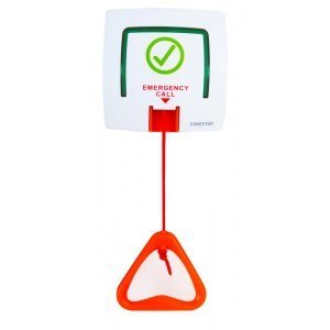 Tirador de baño para llamada al personal sanitario y pulsador de cancelación Fonestar ASSIST-IP1200W