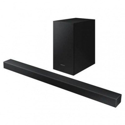 BARRA DE SONIDO SAMSUNG HW-T420 DOLBY DIGITAL 2.1 BLUETOOTH (2020) - 150W - SUBWOOFER PASIVO - BT4.2 - USB - OPTICAL IN - MANDO A DISTANCIA