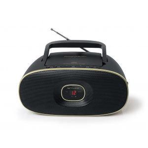 Radio CD portátil Muse MD-202 VT, antena telescópica, FM/AM, negro