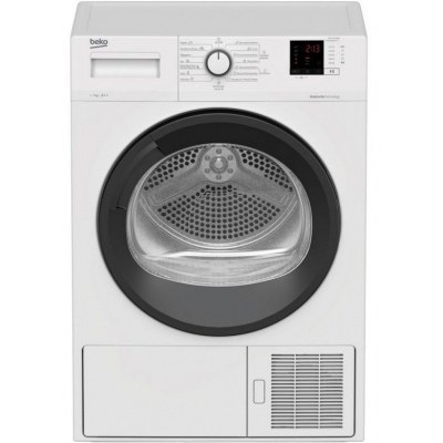 Secadora Beko DHS7413GA0, Blanco, 7 kg, Bomba de calor, A++