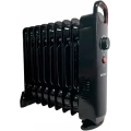 Radiador de aceite mini Infiniton HORM-N10, 900 W, 1 potencia, termostato regulable, negro - imagen 4
