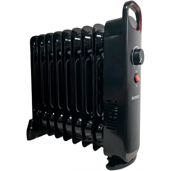 Radiador de aceite mini Infiniton HORM-N10, 900 W, 1 potencia, termostato regulable, negro - imagen 4