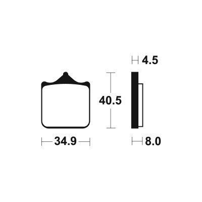 TECNIUM Sintered Metal Brake Pads - MTR370 MTR370