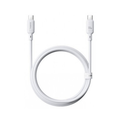 OS-BASEUS SILKY FAST CHARGING DATA CABLE USB-A TO USB-C 3A 1M MOON WHITE
