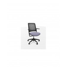 Piqueras y Crespo Silla WithMe negra asiento era gris claro