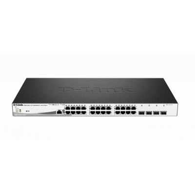 DGS-1210-28MP switch Gestionado L2 Gigabit Ethernet (10/100/1000) Energía sobre Ethernet (PoE) 1U Negro, Gris