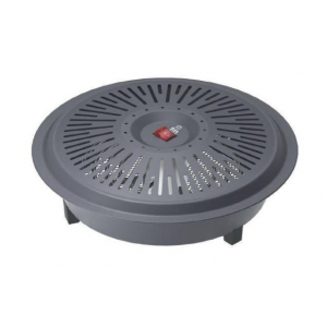 Brasero eléctrico FM ALFA-900, 850W, 39 cm, resistencia blindada, 2 potencias, gris