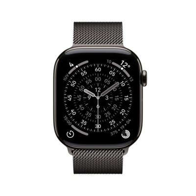 Smartwatch apple watch s11 gps + cellular 46mm slate titanium case slate milanese loop m - l