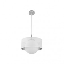Colgante Cosmico 1xe27 Niquel/blanco-plata Regx30x30 Cm
