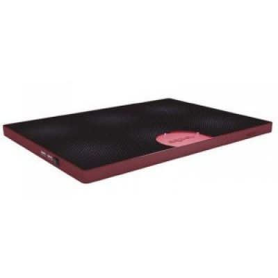 BASE DE REFRIGERACION PARA PORTATILES APPROX CON LEDS - 2 VENTILADORES - PUERTOS USB E INTERRUPTOR