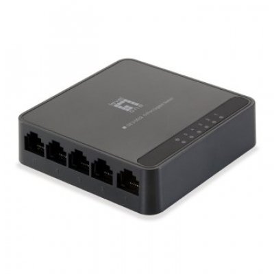 SWITCH LEVEL ONE GIGABIT NO GESTION 5P 10/100/1000 GEU-0522